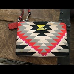 Authentic coach wristlet